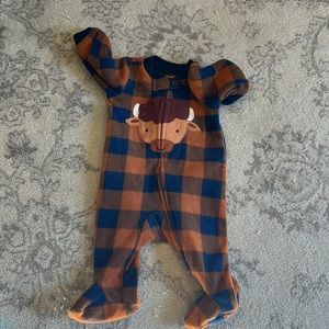 Carters NB fleece onesie